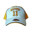 New NBA Store Los Angeles Lakers Karl Malone #11 Hat Cap - White/Gold