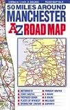 50 Miles Around Manchester (Road Map)
