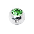 5mm Peridot Green Gem Captive Bead Ring Replacement Ball