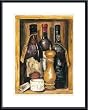 Art Poster Metal Framed Print - Wine #3 - Artist: Giansi- Poster Size: 19 X 15