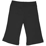American Apparel - Infant Baby Rib Karate Pant, Black, 3-6