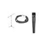 Shure SM57 Mic. with Mic Stand and XLR Cable