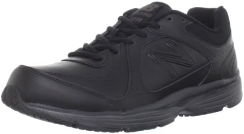 New Balance Men's MW411 Health Walking Shoe,Black,11.5 2E US