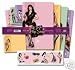 Bettie Page Peep Show Stationery Set with Stickers