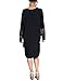 YesFashion Women's Loose Plus Size Long Sleeve Lace Irregular Hem Dress
