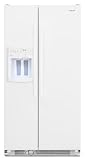 Review Whirlpool  / Whirlpool Gold GC5NHAXVQ 24.5 cu. ft. Counter-Depth Side-by-Side Refrigerator with 3 Adjustable SpillGuard Shelves, Fast Fill Dispensing System, Clear Crispers and Electronic Controls: White