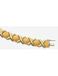 13mm 14k Stampato Bracelet 7"
