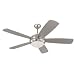31hB7gdb%2BrL. SL75  Emerson CF805SBS Snugger Indoor Ceiling Fan, 52 Inch Blade Span, Brushed Steel Finish and Dark Cherry/Mahogany Blades