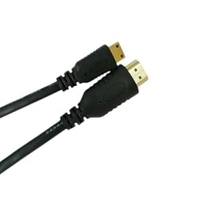 12ft Premiun Mini HDMI to HDMI Cable Male to Male Type C to Type A for HDTV Canon Powershot S100 SX40 HS SD780 SX1 IS 100HS 300HS SD940 SD980 IS Nikon Coolpix S100 D90 D700 D3X D60 D300 V1 J1 P7100 AW100 P300 L120 S6100 S610 D5100 D7000 D3100 1080p
