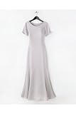 Spiegel Spiegel Signature Collection:Flared Silk Charmeuse Dress
