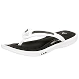 adidas Women's Koolvana Sandal,White/Black/Silver,8 M