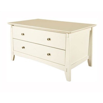 Mission White 2-Drawer Kids Chest