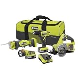 Ryobi 12v 4-piece Lithium-ion Compact Combo Kit