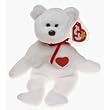 Ty Beanie Babies - Valentino the White Bear