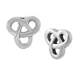 Sterling Silver Celtic Knot Stud Earrings
