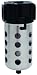 Advanced Tool Design Model  ATD-7823  Standard Filter Poly Bowl w/Guard 40 micron, 48 SCFM