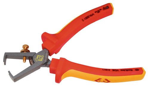 C. K Tools 431012 RedLine VDE Insulated Universal Wire Stripper, 6-5/8-Inch OAL