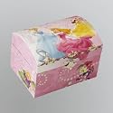 Girl's Princess Trinket Box , Childrens Jewelry Box, Disney Cinderella, Belle & Sleeping Beauty