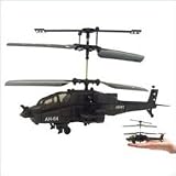 3-Ch Indoor RC AH-64 Apache Helicopter S012