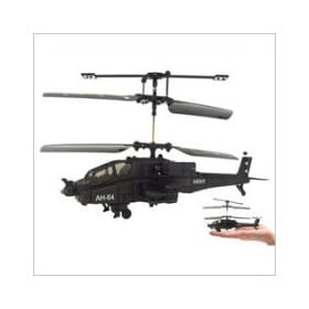 3-Ch Indoor RC AH-64 Apache Helicopter S012 from Helicopter Gyros