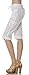 Helium London Womens Stretch Poplin Cargo Capri With Drawstring Waist