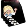 Londons Times Funny Panel Hollywood Cartoons - Persistence Of Mammories By Salvador Dali Parton - Coasters