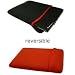 GAGS Acer Aspire One 11.6 inch Netbook Reversible Neoprene Sleeve / Case / Pouch in RED and BLACK...Water resistant...Shock Absorbing