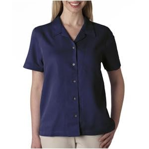 Buy Bill Blass Premium Ladies' Camp Shirt - Navy by A&E Designs