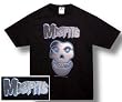 THE MISFITS - Glowing Skull - Black T-shirt