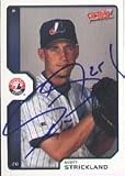 Scott Strickland, Montreal Expos Autographed Card