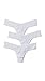 Hanky Panky Women's 3 Pack Signature Lace Low Rise Thong