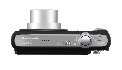 Panasonic Lumix DMC-FS20K 10MP Digital Camera with 4x Wide Angle MEGA Optical Image Stabilized Zoom (Black) image