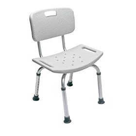 Lumex Bath Seat With Back Standard  Gray