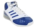 adidas Women's Team Bounce Basketball Shoe,White/Royal/Silver,6.5 M