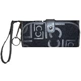 Women's Liz Claiborne Wristlet Wallet w/ Ipod Holder Gunmetal Best Buy Reg