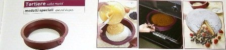 Kuchenform - Backform - Silikon - Glasboden - 