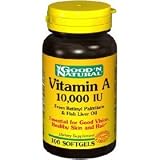 Good'N Natural - Vitamin A 10,000 IU , 100 Softgels