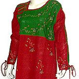 Cotton Robe - Womens Kaftans Cotton Evening Wear Blue Size M (kftn443)