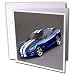 Cars - Dodge Viper Coupe Blue - Greeting Cards-12 Greeting Cards with envelopes