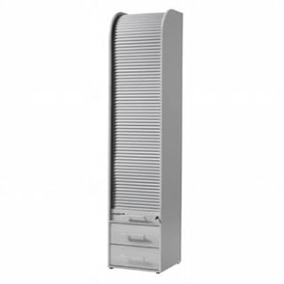 Rolloschrank 0760 Silber / Silber