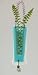 Teal Fused Glass Hanging Vase by Bill Aune
