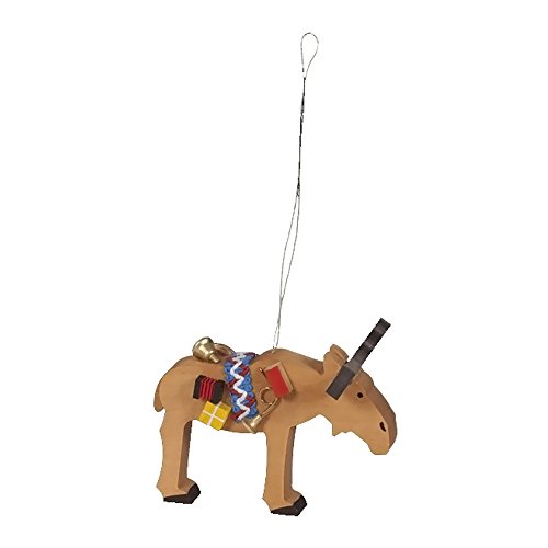 Alexander Taron Richard Glaesser Ornaments – Assorted Reindeer – set of 3 pieces – 2.5″H x 3.5″W x 2.25″D