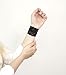 Forgotten Cotton Lace Bow Tie Wrist Cuff Stretch Bracelet (Black)