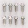 ARP 4007505 Hex Style Valve Cover Bolts, Polished Stainless Steel, Package Of 8, For Select Stamped Steel Covers