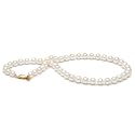 7.5-8.0 mm White "Freshadama" Freshwater Pearl Necklace