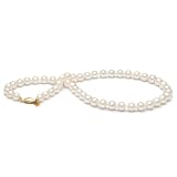 7.5-8.0 mm White Freshadama Freshwater Pearl Necklace