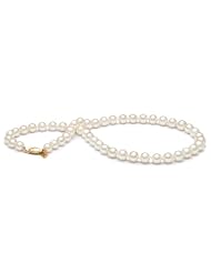 7.5-8.0 mm White "Freshadama" Freshwater Pearl Necklace