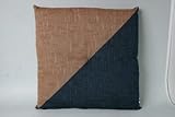 和座布団クッション『もえ』 サイズ:60X60cm カラー:ブルー(#3302039)