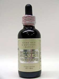 Amino Acid & Botanical Su - Colloidal Silver 1100 PPM 2 oz [Health and Beauty]
