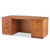 ~:~ HON COMPANY ~:~ Park Avenue Breakfront Modesty Panel Desk, 72w x 36d x 29-1/2h, Henna CY